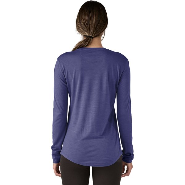 Longsleeve damski Capilene Cool Merino Blend Graphic Shirt Patagonia - Imagine Moon: Solstice Purple