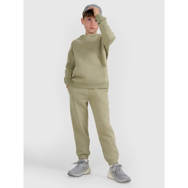 Spodnie dresowe chłopięce TTROM1245 4F - jasna zieleń