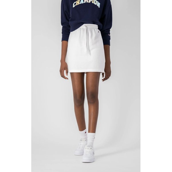 Spódnica damska Embroidered Patch Drawcord Champion - biała
