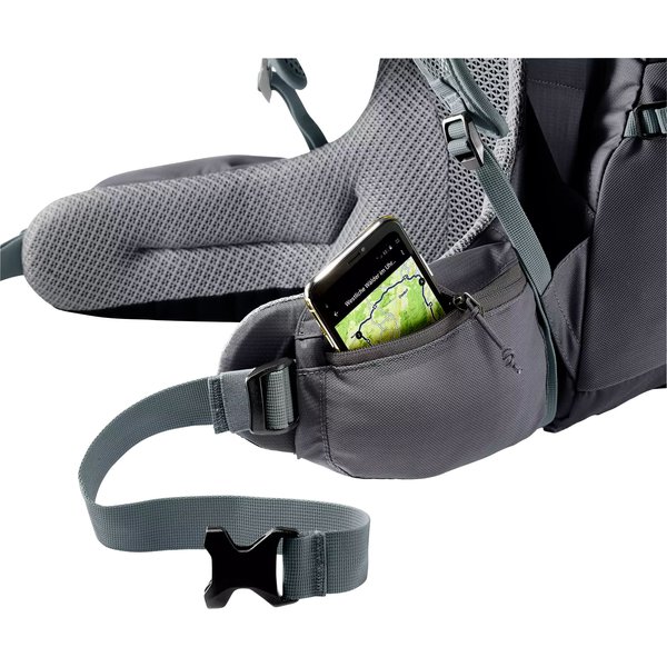 Plecak Futura 27L z kosmetyczką Wash Center Lite I Deuter - czarny