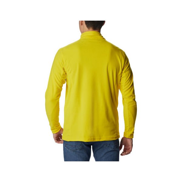 Bluza polarowa męska Klamath Range II Half Zip Columbia - żółty