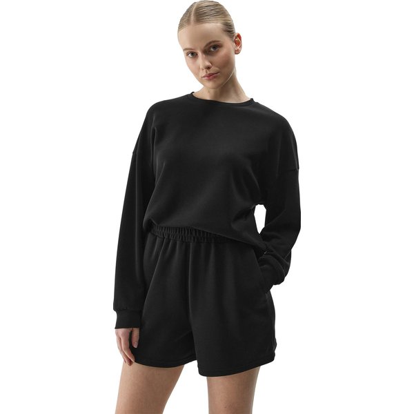 Bluza damska 4FWSS24TSWSF1001 4F - głęboka czerń