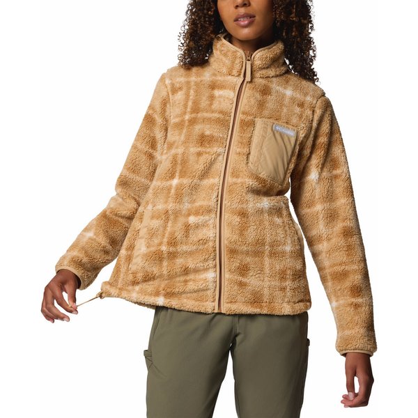 Polar damski West Bend Print Full Zip II Columbia - Camel Brown Omblur