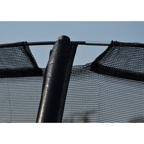 Trampolina ogrodowa z siatką wewnętrzną 244cm Enero - czarna
