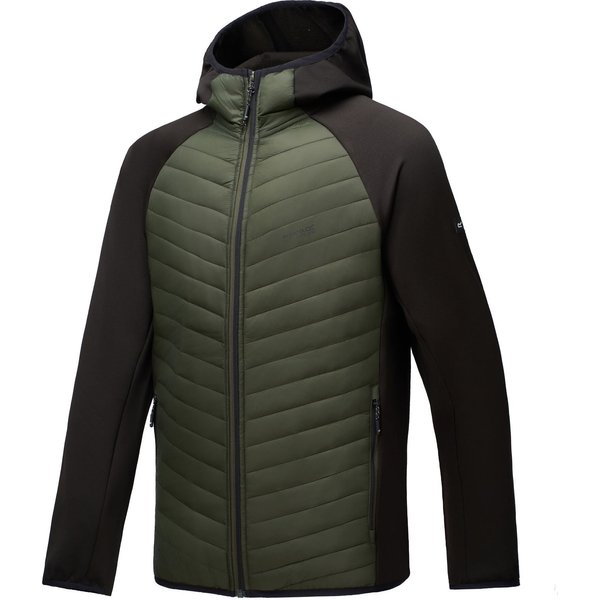 Kurtka hybrydowa męska Andreson Regatta - dark khaki/black