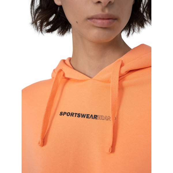 Bluza damska Crop-Top 4FSS23TSWSF249 4F - pomarańczowa