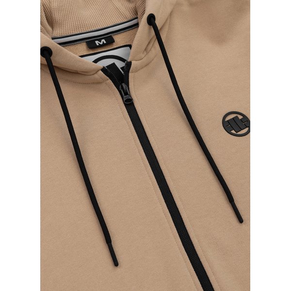 Bluza męska Terry Group Hooded Zip Pitbull West Coast - sand