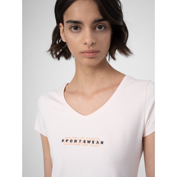 Koszulka damska 4FSS23TTSHF340 4F - beżowy