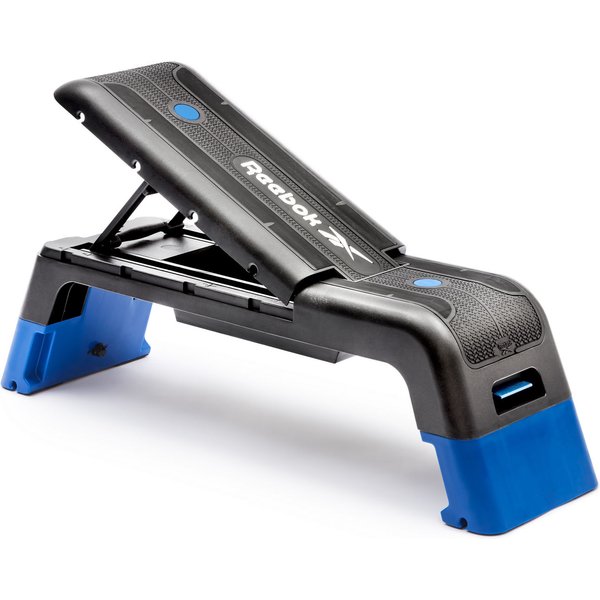 Step regulowany z funkcją ławki RAP-15170BL Reebok Fitness