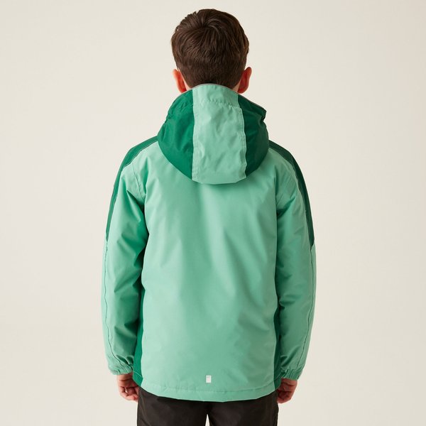 Kurtka juniorska Hurdle V Regatta - dusty green/rain forest