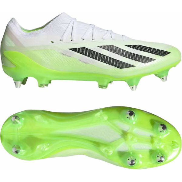 Buty piłkarskie korki X Crazyfast.1 SG Adidas - biały/zielony