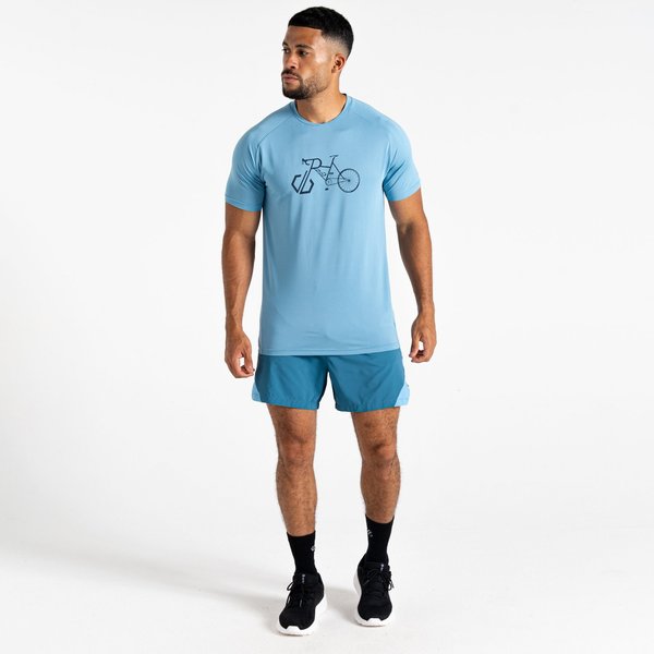 Koszulka męska Tech II Tee Dare2B - HeritageBlue