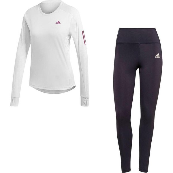 Komplet treningowy damski Feelbrilliant Run Tee Adidas