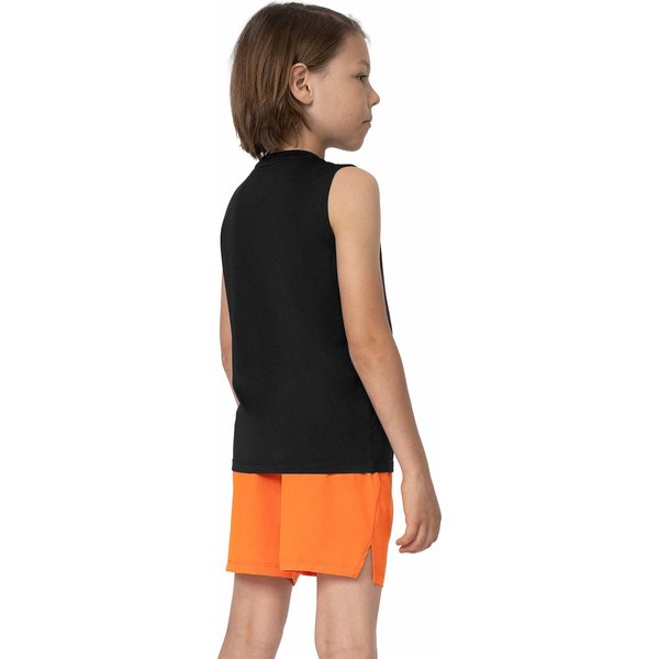 Spodenki chłopięce 4FJSS23TFSHM151 4F - pomarańczowe