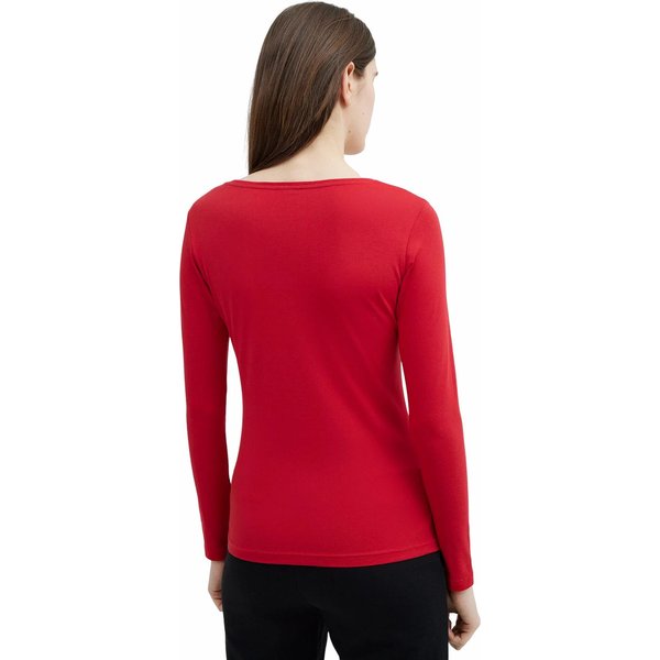 Longsleeve damski 4FSS23TLONF085 4F - czerwony