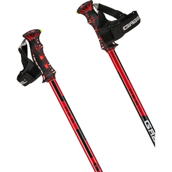 Kije narciarskie HS-R Logo Gabel - czarny/czerwony