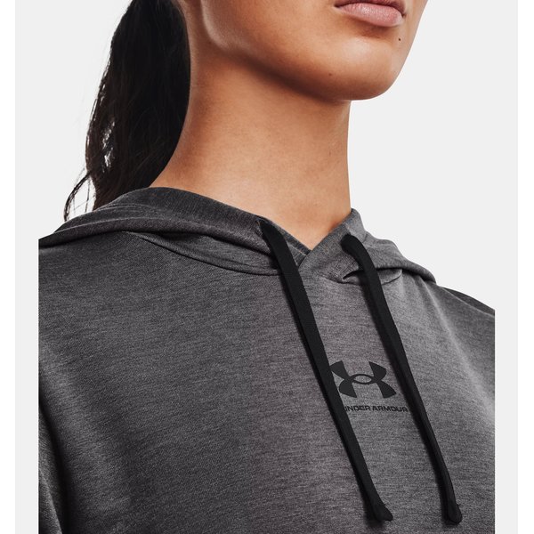 Bluza damska Rival Terry Hoodie Under Armour - szary