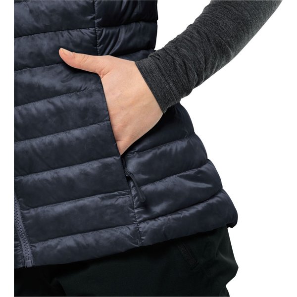 Kamizelka puchowa damska Pilvi Down Jack Wolfskin - granatowy