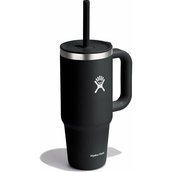 Kubek ze słomką All Around Travel Tumbler 710ml Hydro Flask - czarny