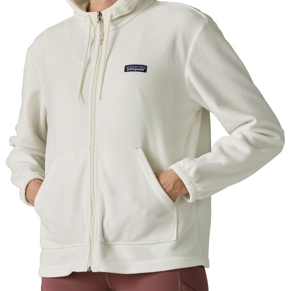 Polar damski Micro D Fleece Hoody Patagonia - Birch White