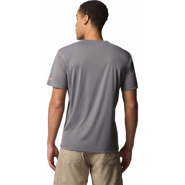 Koszulka męska Zero Rules Light SS Graphic Crew Columbia - City Grey, Ridge Line Life