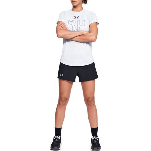Spodenki damskie Qualifier Speedpocket Under Armour - czarny