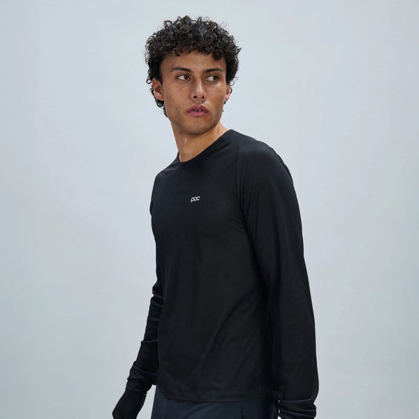 Longsleeve rowerowy męski Motion Air L/S Jersey POC - Uranium Black