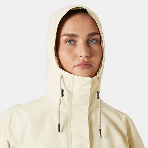 Płaszcz damski Escape Utility Raincoat Helly Hansen - cream