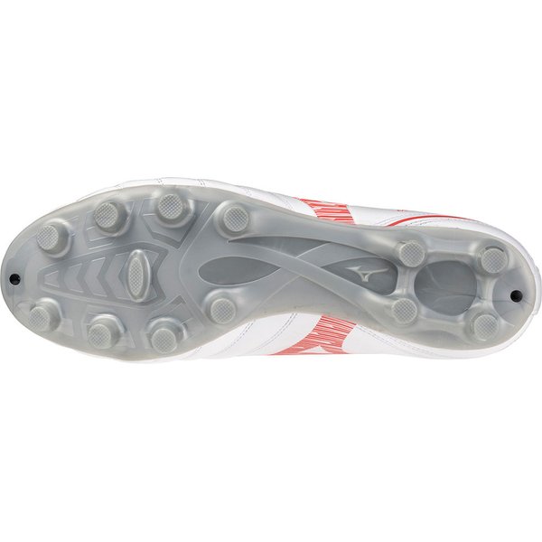 Buty piłkarskie, korki Monarcida Neo III Select MD Mizuno - White/Radiant Red