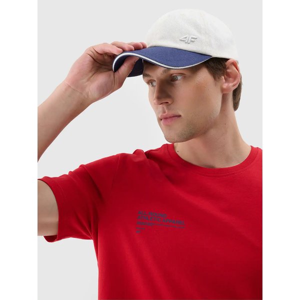 Koszulka męska TTSHM2061 4F - czerwony