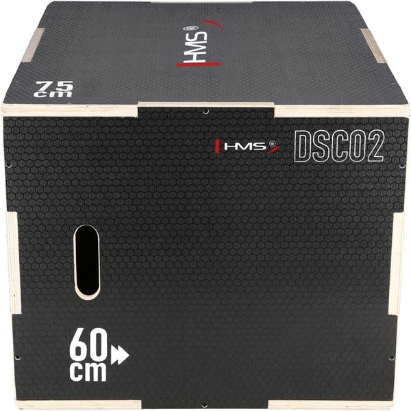 Skrzynia plyometryczna drewniana, crossfit SDCO2 HMS