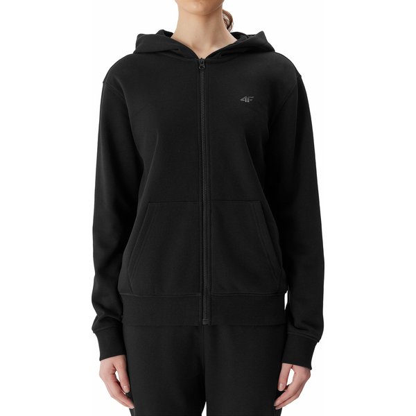 Bluza damska 4FWSS24TSWSF0956 4F - głęboka czerń