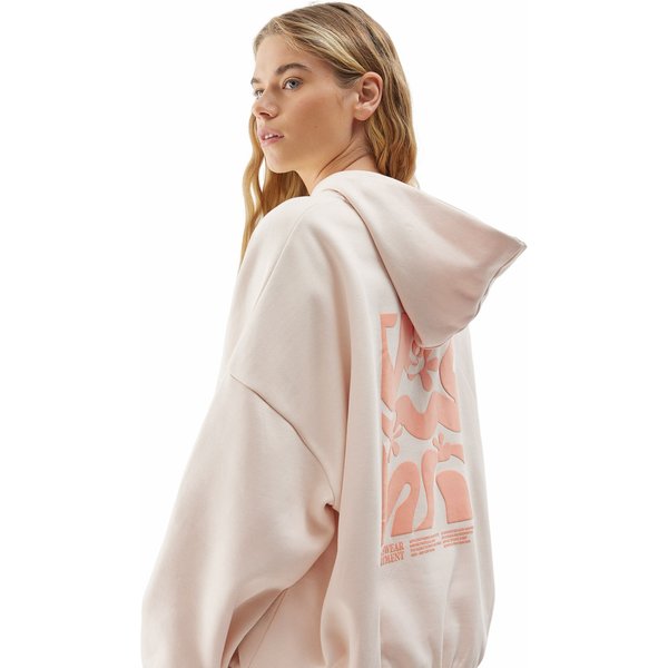 Bluza damska 4FAW23TSWSF698 4F - kremowy