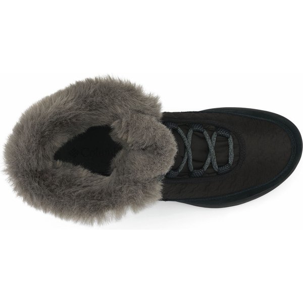 Buty, śniegowce Slopeside Peak II Luxe Waterproof Wm's Columbia - Black, Graphite