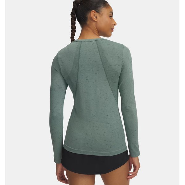 Longsleeve damski Vanish Seamless Loose Under Armour - Silica Green/Baroque Green