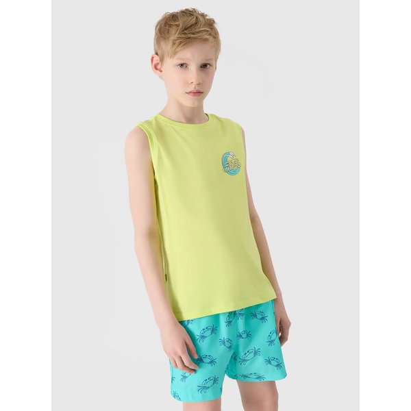 Bezrękawnik chłopięcy TSLEM162 4F - soczysta zieleń