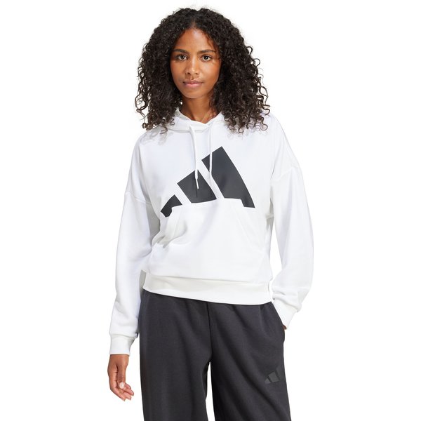 Bluza damska Essentials Big Loog French Terry Loose Adidas - white