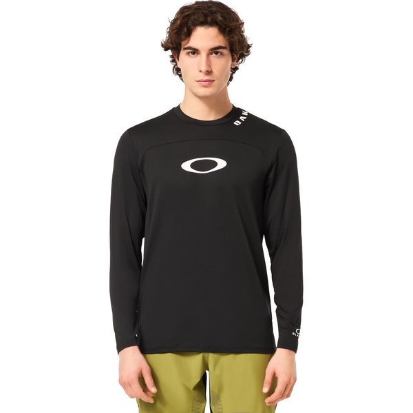 Longsleeve rowerowy męski Free Ride Oakley - black