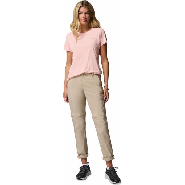 Koszulka damska Zero Rules Light SS Crew Columbia - Pink Sand