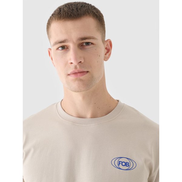 Koszulka męska TTSHM2535 4F - beż