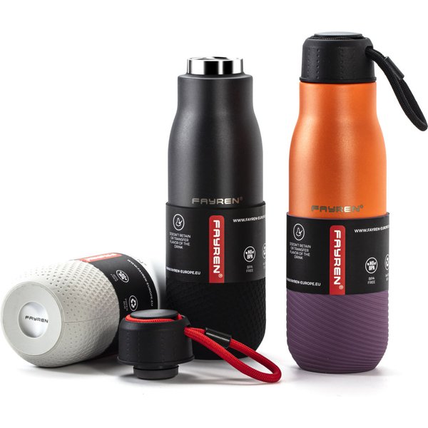Butelka termiczna Como 500ml Fayren - pomarańczowa