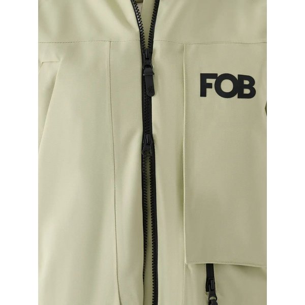 Kurtka snowboardowa damska TTJAF587 4F - oliwkowy