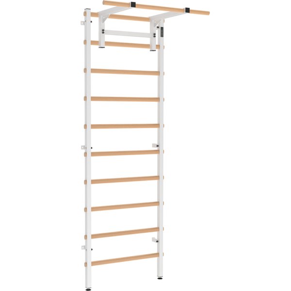 Drabinka gimnastyczna 240x80 cm z drążkiem do ćwiczeń EH-DG05 + DA28 Endorfit - biała