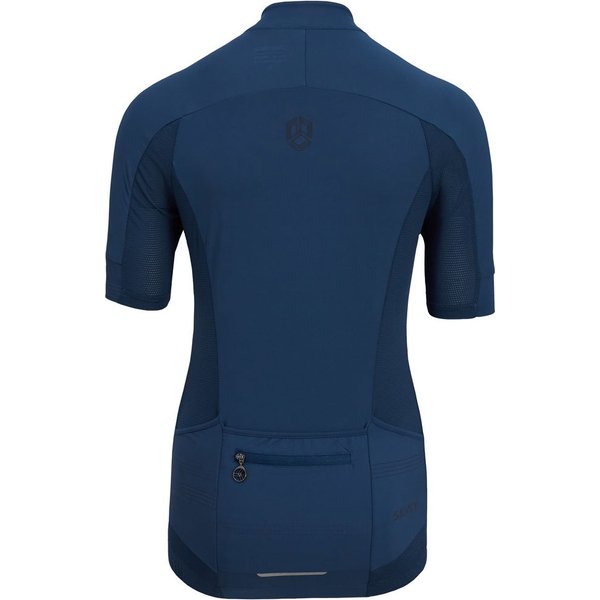 Koszulka rowerowa damska Montella Silvini - granatowy