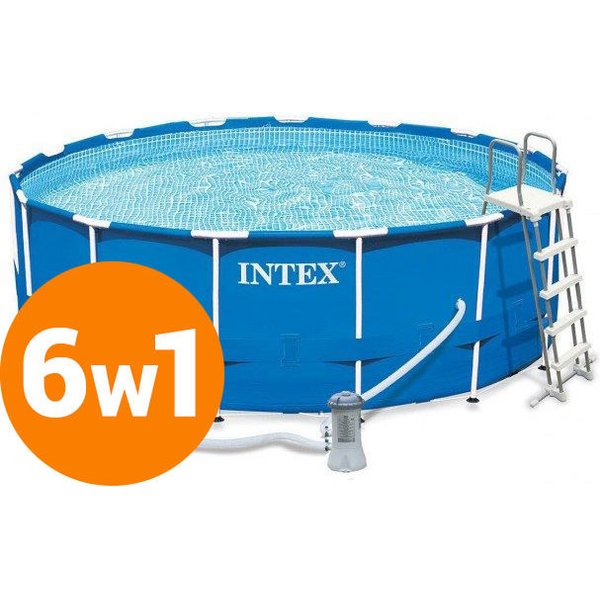 Basen stelażowy Metal Frame 457x122cm Intex