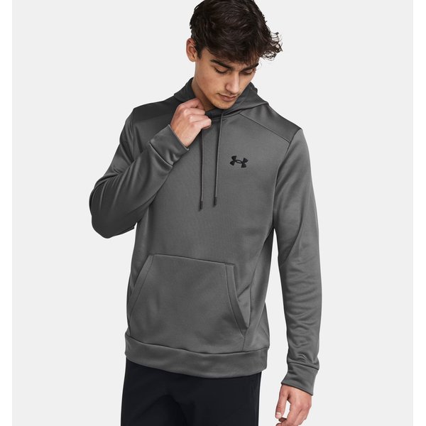 Bluza męska Armour Fleece Hoodie Under Armour - Castlerock/Black