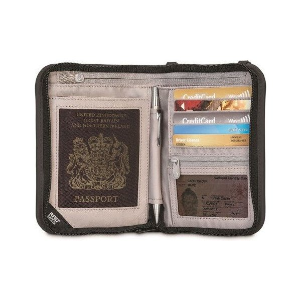 Portfel antykradzieżowy z organizerem RFIDsafe LX150 PacSafe