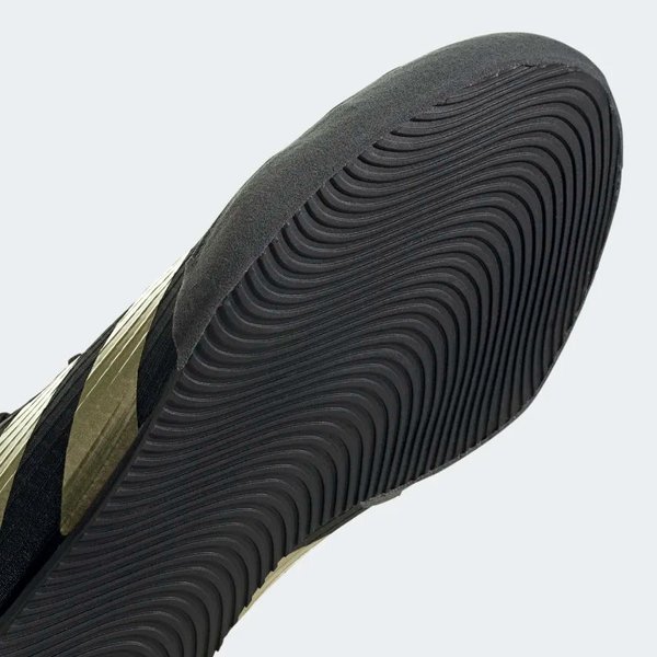 Buty bokserskie Box Hog 4 Adidas - czarny/złoty