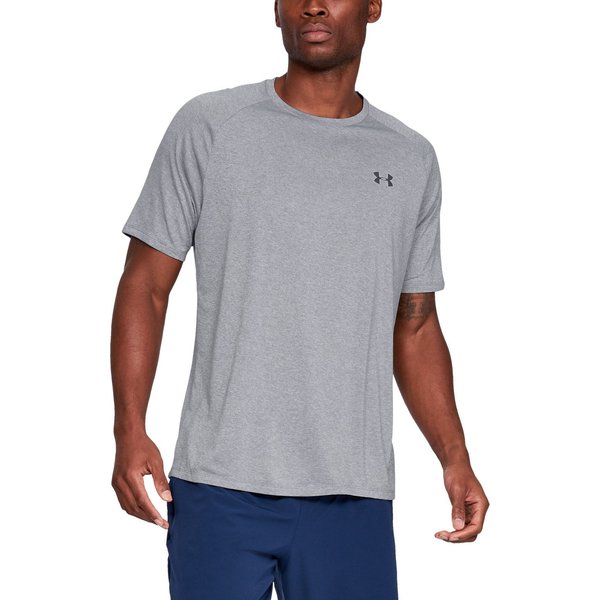 Koszulka męska Tech SS Tee 2.0 Under Armour - steel light heather