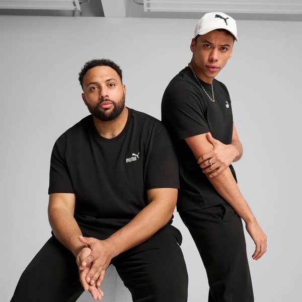 Koszulka męska Ess Small No.1 Logo Tee Puma - Black